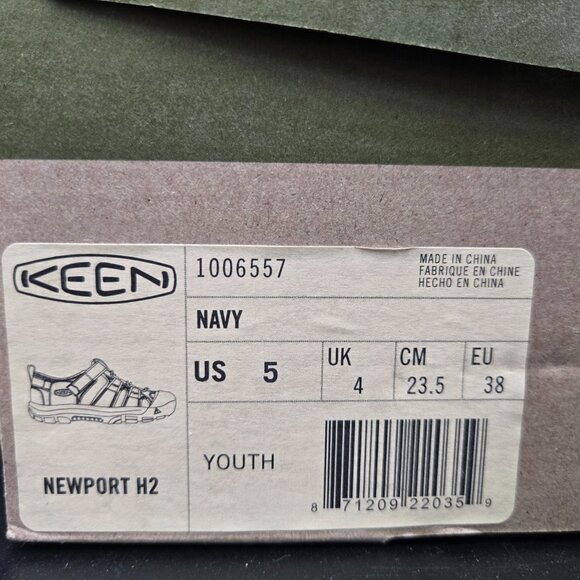 BNIB Keen Newport H2 Youth Sandals, US-5 - Picture 8 of 8